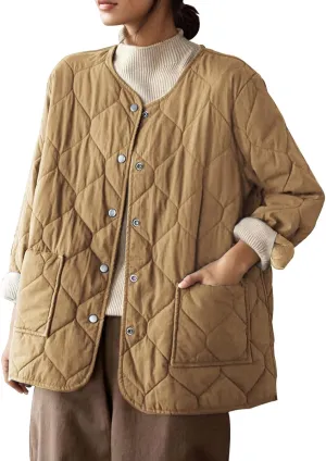 2023 Women's Lightweight Down Coat Long Sleeve Zip Packable Short Puffer Jackets Trendy Casual Windproof Winter Outerwear