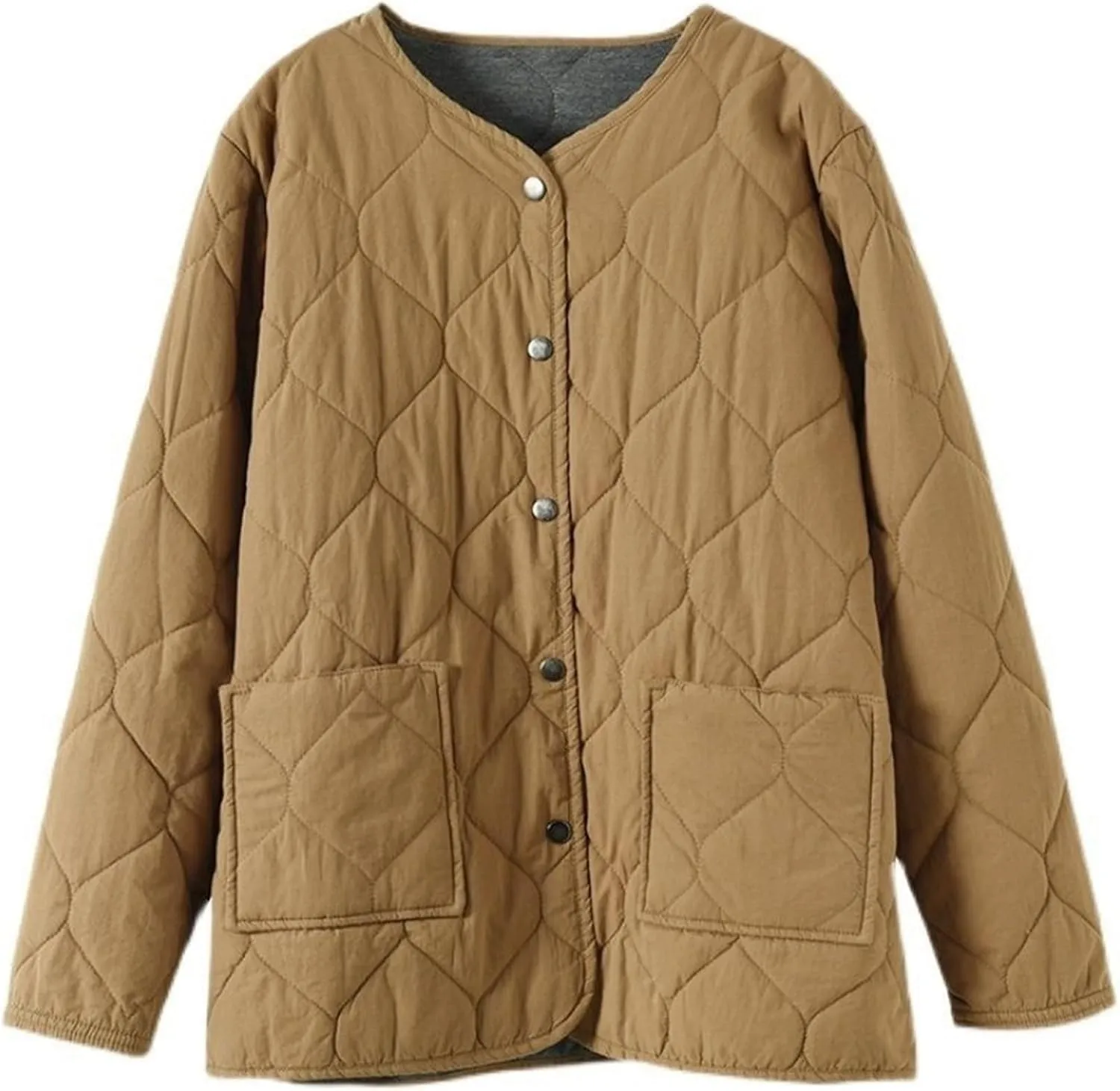 2023 Women's Lightweight Down Coat Long Sleeve Zip Packable Short Puffer Jackets Trendy Casual Windproof Winter Outerwear
