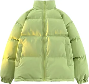 BIFUTON Winter Jackets for Men Lightweight Puffer Jacket Zip Up Quilted Jackets Stand Up Collar Down Coat Outdoor Outerwears