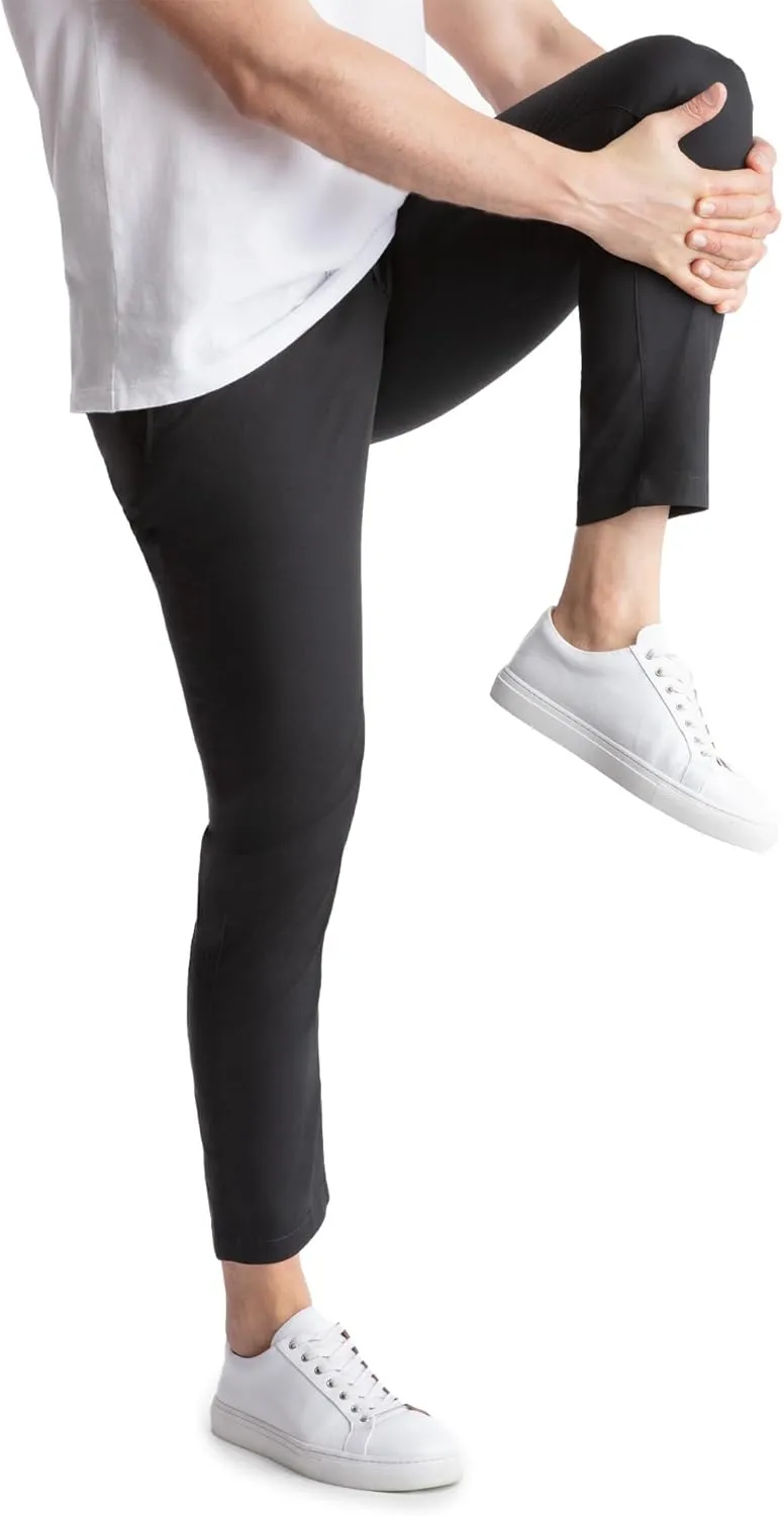 birddogs Mens Stretch Khakis – Casual, Slim Fit Pants