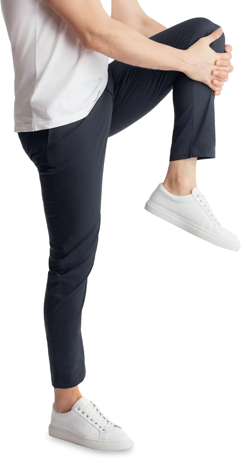 birddogs Mens Stretch Khakis – Casual, Slim Fit Pants