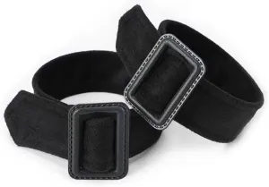 Black Tweed Coat Sleeve Band Faux Wool Cuff Straps Replacement for Winter Thick Trench Coat Jacket