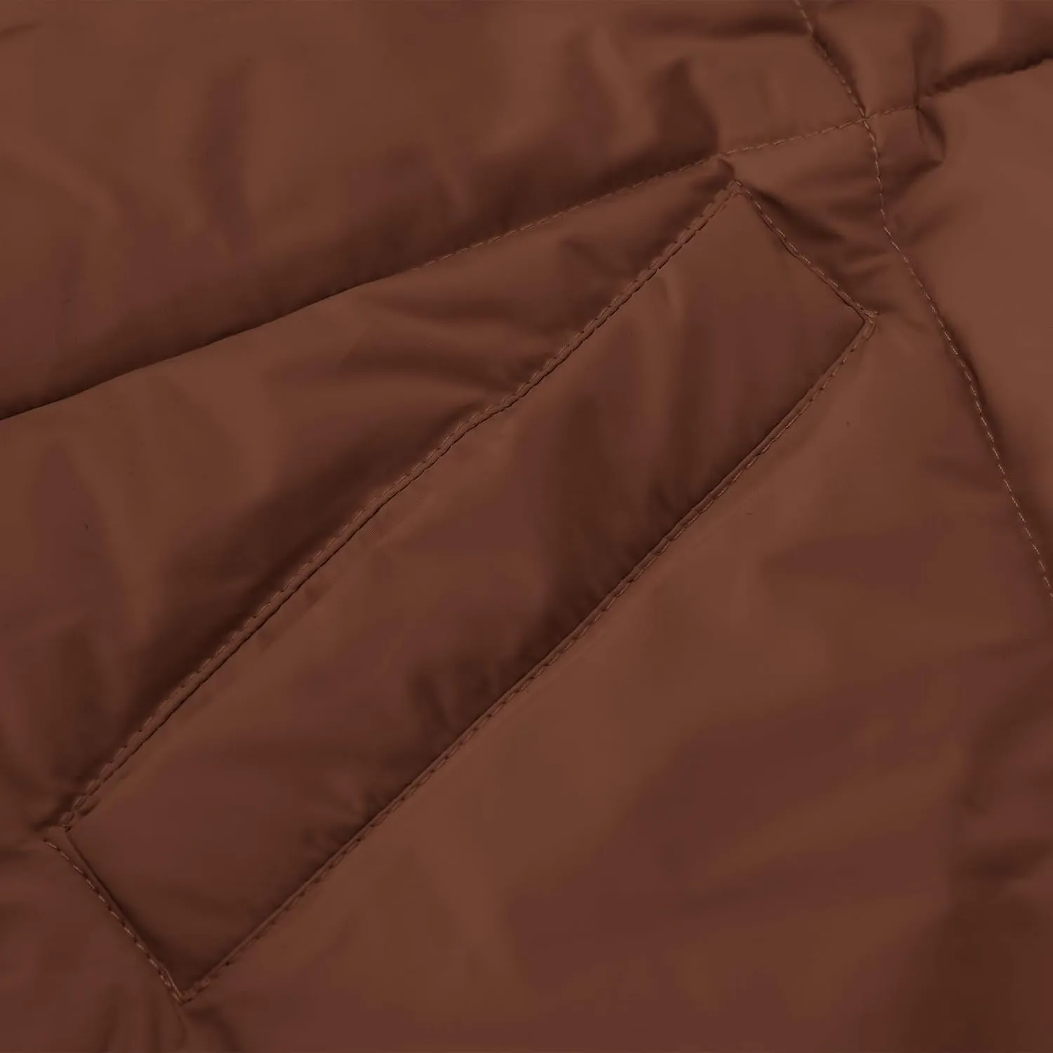 Borniu Womens Winter Quilted Jackets Long Sleeve Full Zip Puffer Jacket Stand Collar Baggy Short Down Coats Outerwear
