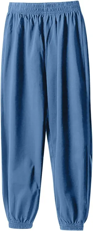 Boys Girls' Jogger Pants Soft Active Athletic Sweatpants Kids Joggers with Pockets Casual Pull on Ankle Pants
