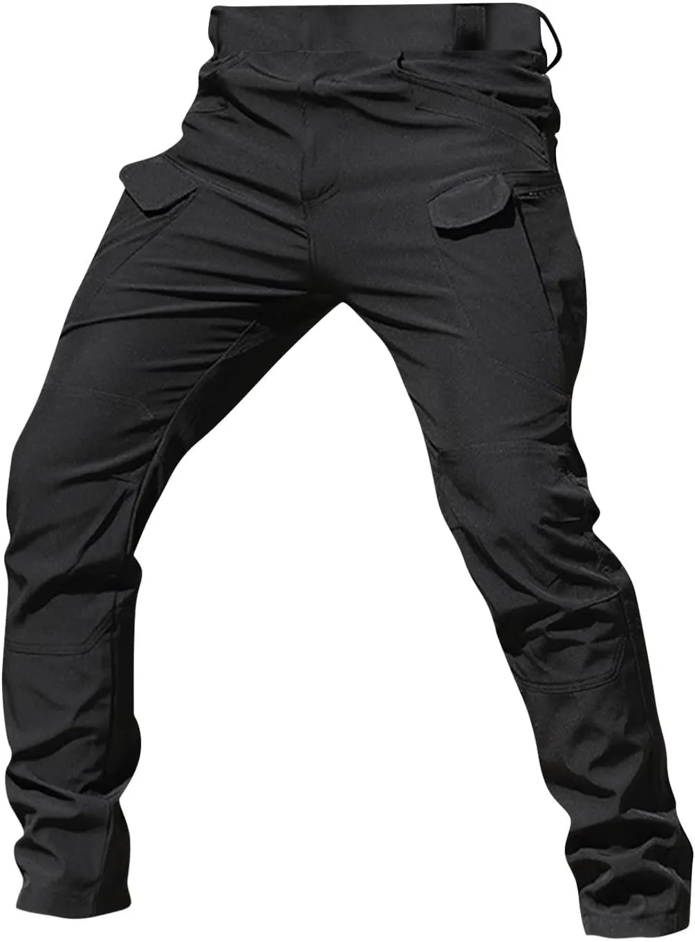 Camo Tactical Pants Men Stretch Waterproof Cargo Work Pants Lightweight Relaxed Fit Hiking Pants Multi Pockets