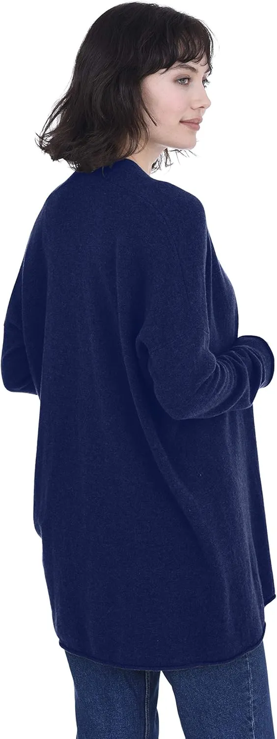 Cashmeren Lightweight Open Front Cardigan 100% Pure Cashmere Long Sleeve Sweater for Women