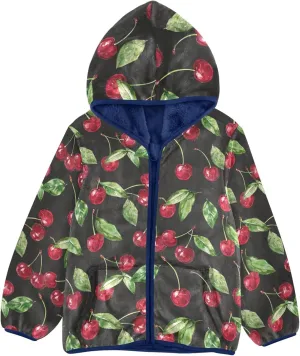 CHIFIGNO Paris Elements Toddler Jacket Sweatshirt Jacket, Toddler Boy Fall Jacket Winter Coats for Toddler Boys 3-10Y