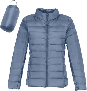 cooki Puffer Jacket Womens Packable Winter Coats for Women Warm Lightweight Down Jacket Outdoor Quilted Puffer Coat