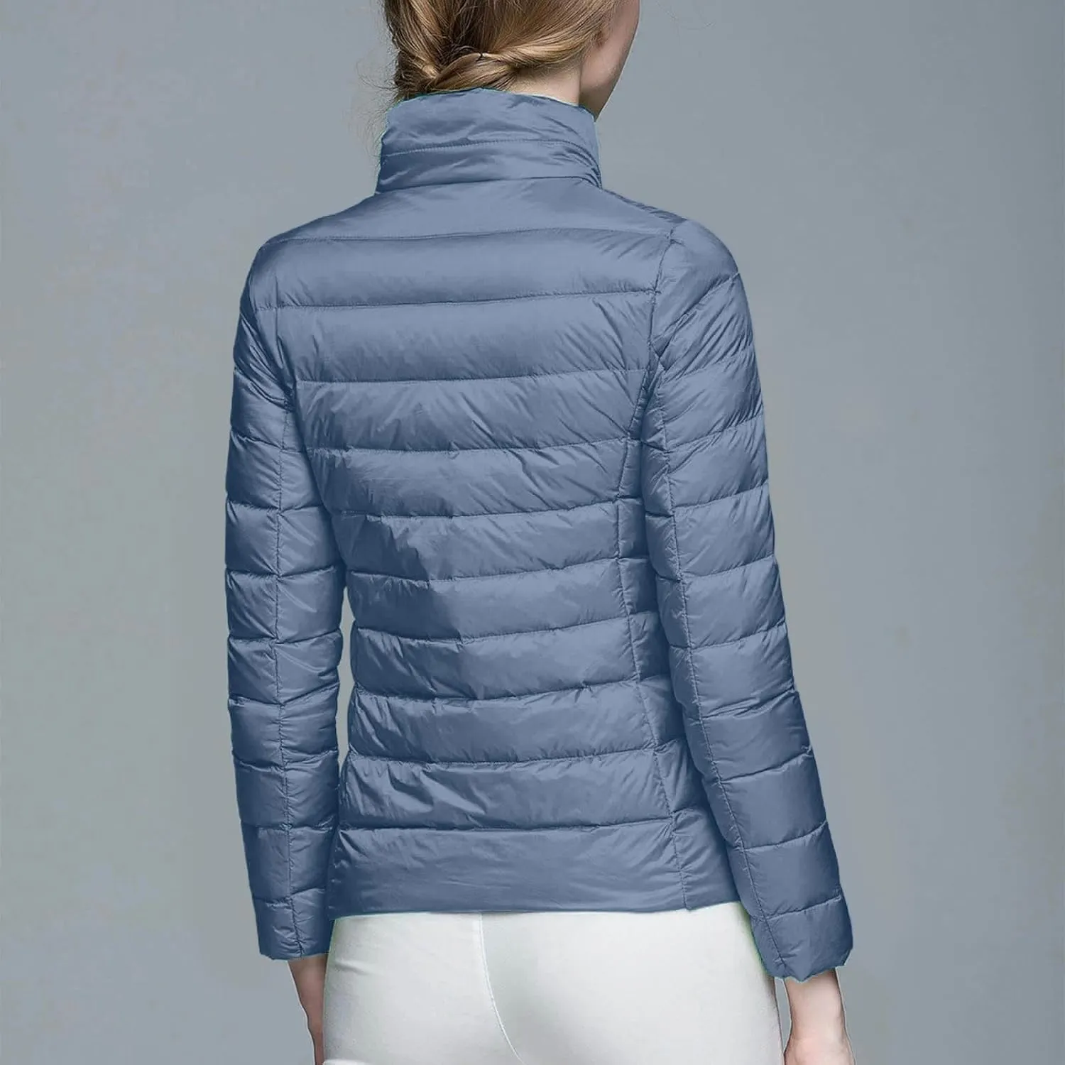 cooki Puffer Jacket Womens Packable Winter Coats for Women Warm Lightweight Down Jacket Outdoor Quilted Puffer Coat