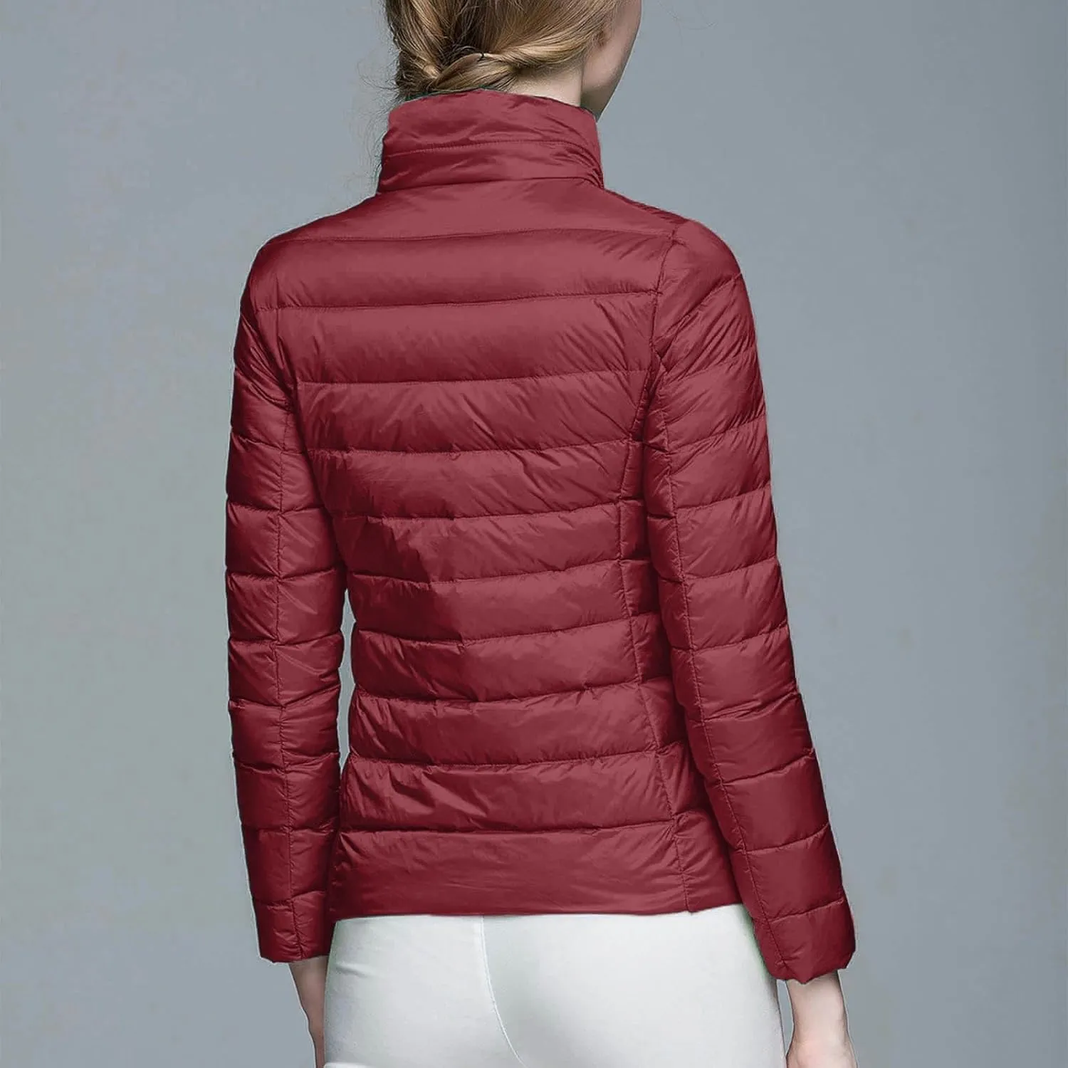 cooki Puffer Jacket Womens Packable Winter Coats for Women Warm Lightweight Down Jacket Outdoor Quilted Puffer Coat