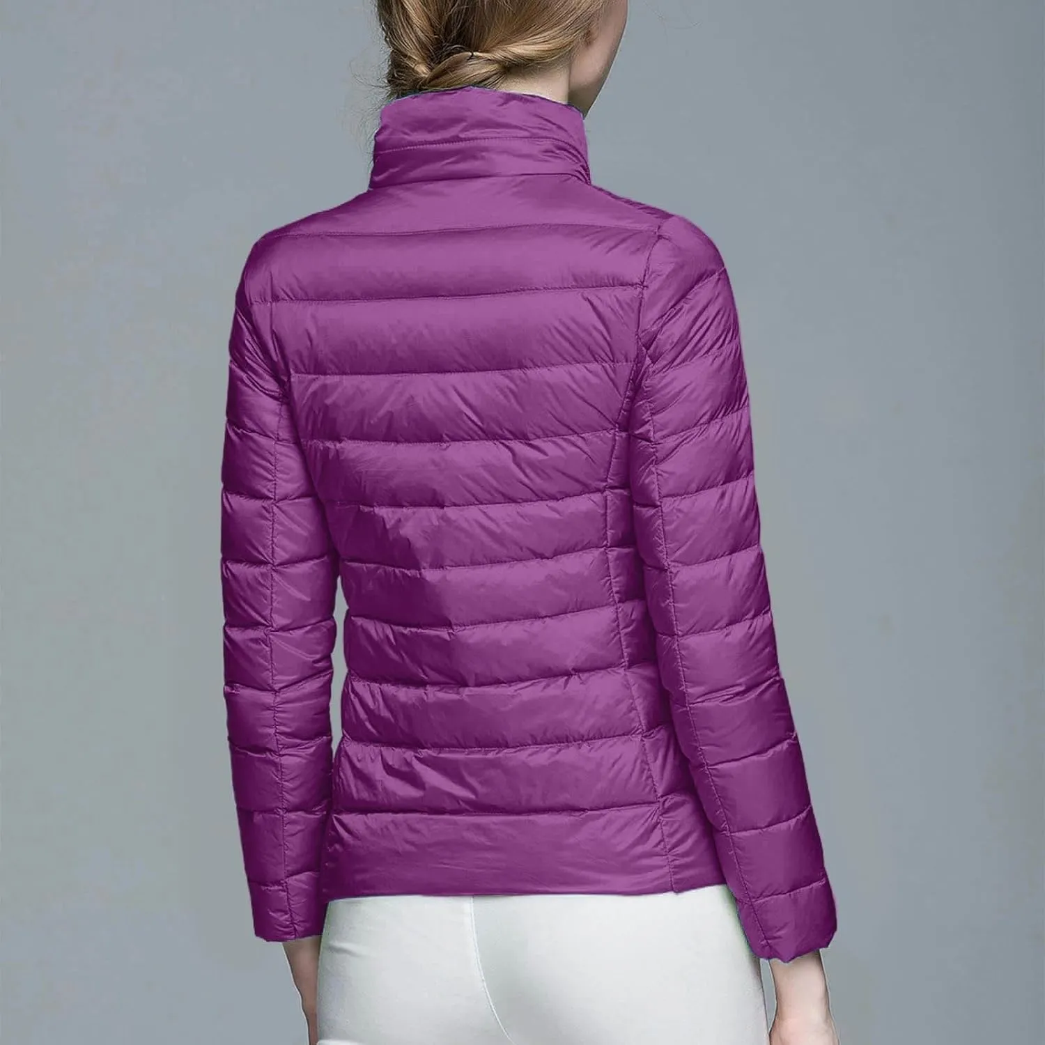 cooki Puffer Jacket Womens Packable Winter Coats for Women Warm Lightweight Down Jacket Outdoor Quilted Puffer Coat