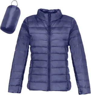 cooki Puffer Jacket Womens Packable Winter Coats for Women Warm Lightweight Down Jacket Outdoor Quilted Puffer Coat