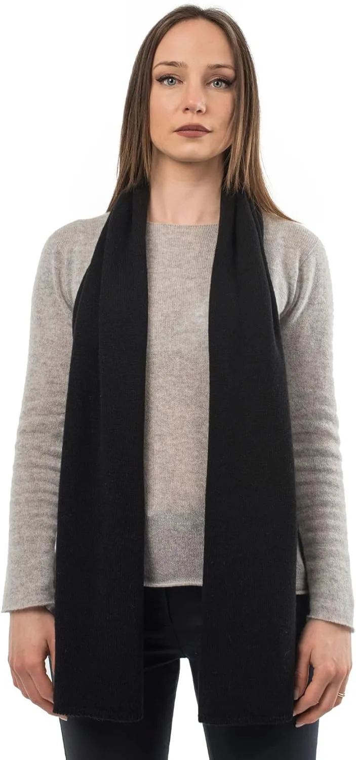 Dalle Piane Cashmere - Pure cashmere scarf - Made in Italy - Men/Women