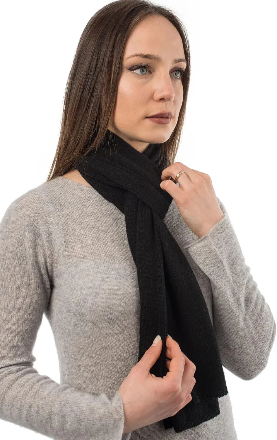 Dalle Piane Cashmere - Pure cashmere scarf - Made in Italy - Men/Women