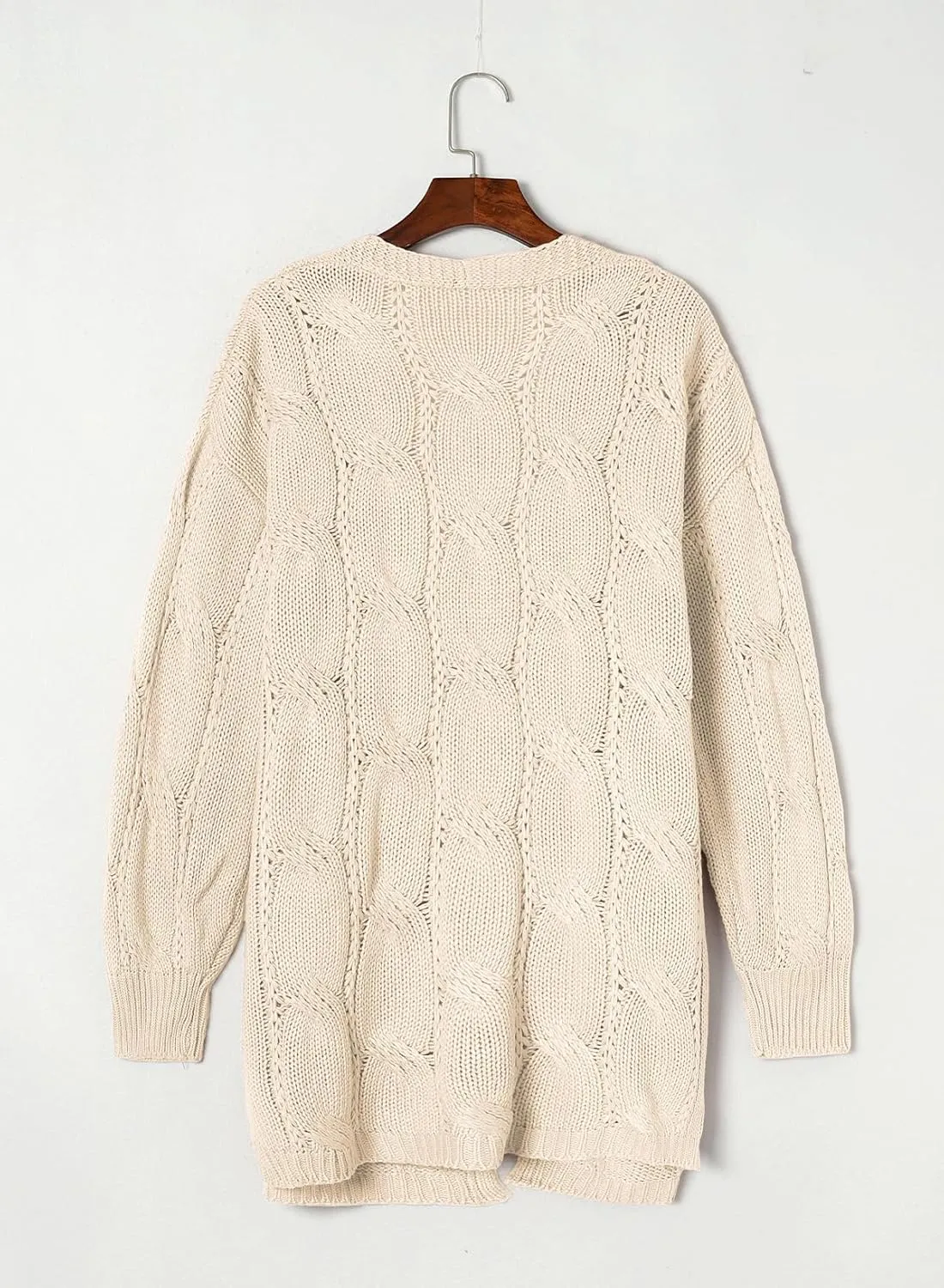 Dokotoo Long Cardigans for Women Open Front Long Sleeves Lightweight Fall Sweaters with Pockets