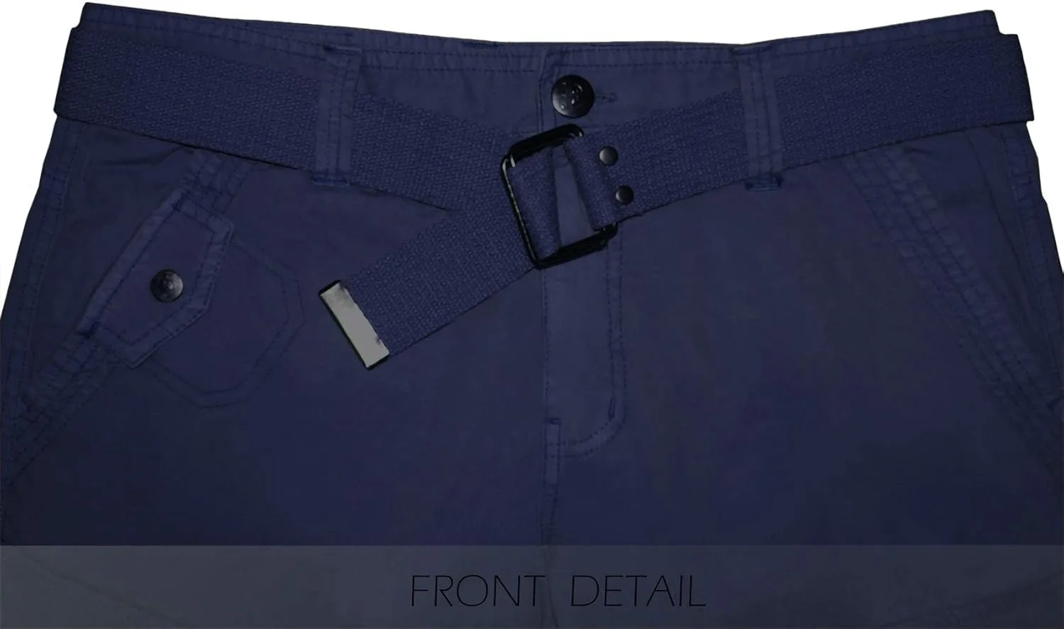ETHANOL Men Relaxed Cargo Pants with 6 Big Pockets Casual Work Combat Trousers