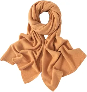 Fnfmrfmr Knitted Scarf For Men Women Cashmere Wool Soft Solid Color Scarf Keep Warm