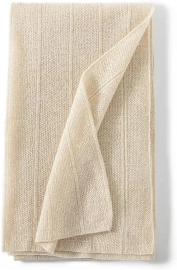 Fnfmrfmr Women Cashmere Wool Scarf, Ultra Soft Classic Lattice Solid Color Winter Scarf Soft Warm