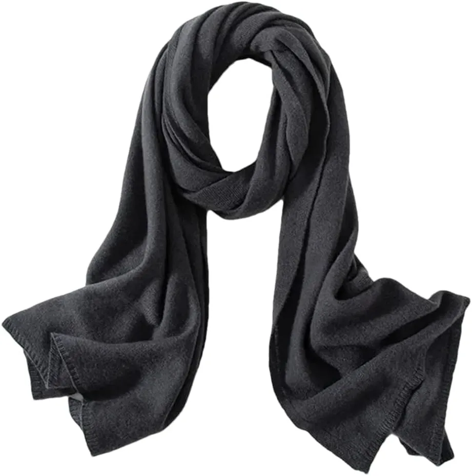 Fnfmrfmr Women Wool Blend Scarf Solid Wrap Shawl Oversized Soft Scarves Thin Outer Wraps Hijab