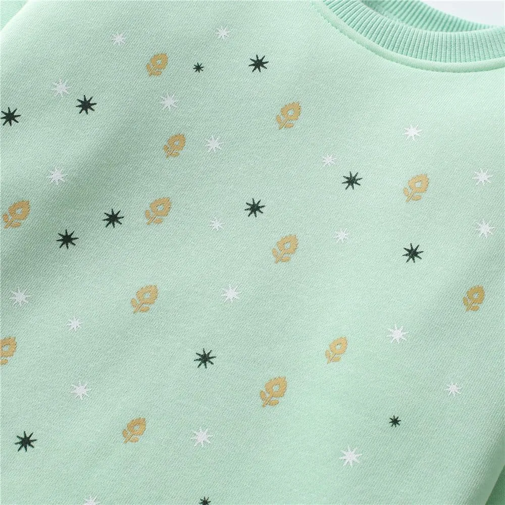 Girls Dresses for Winter Long Sleeve Toddler Girls Clothes Party Tulle Cotton Casual Dresses