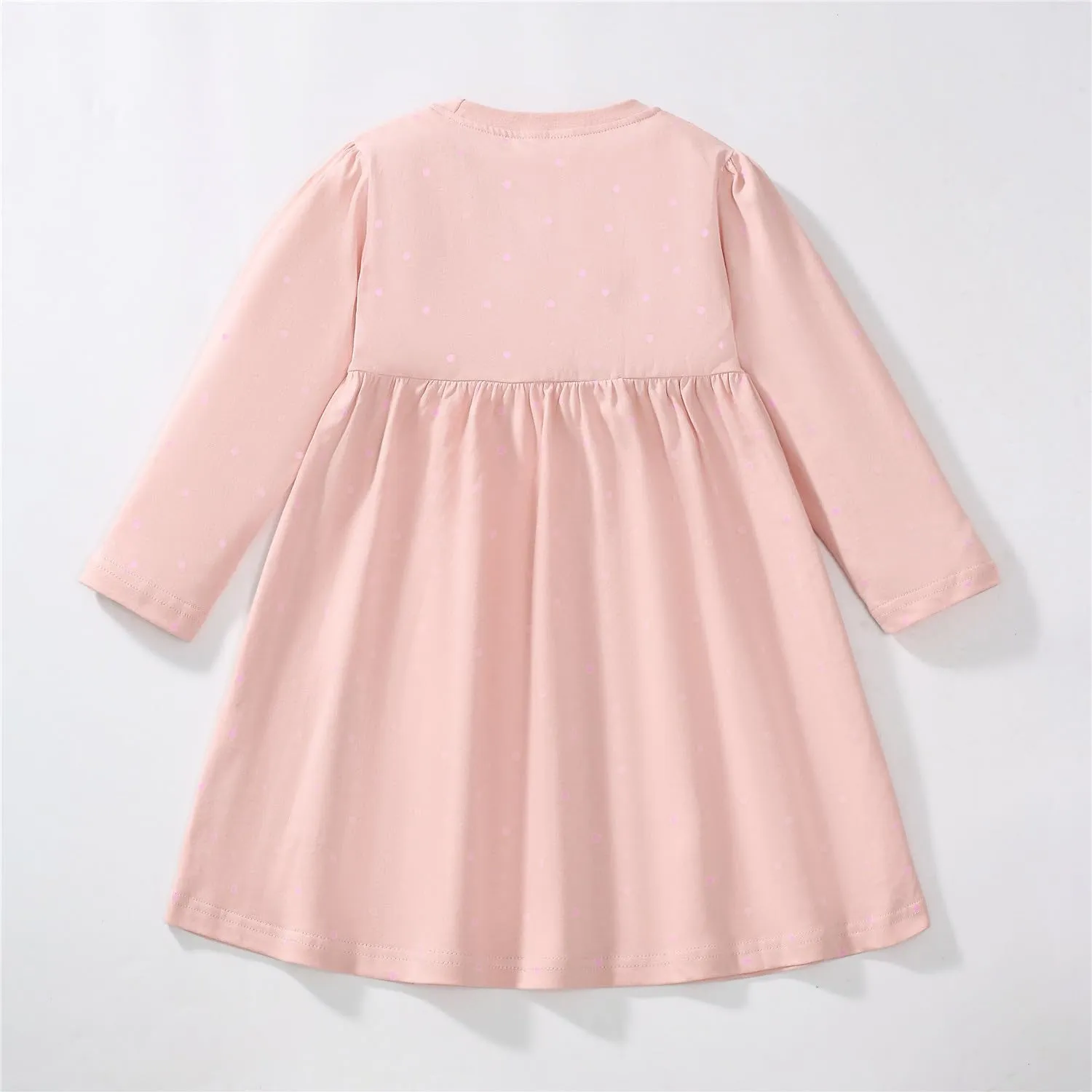 Girls Dresses for Winter Long Sleeve Toddler Girls Clothes Party Tulle Cotton Casual Dresses
