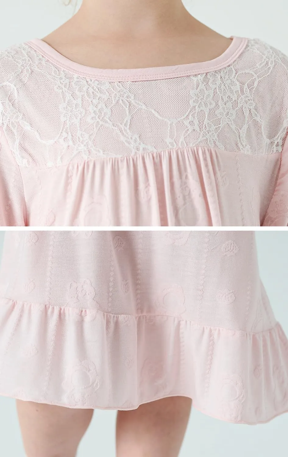 Girls' Princess Dress,Soft Summer Short Sleeve Casual Dresses 3-12Years