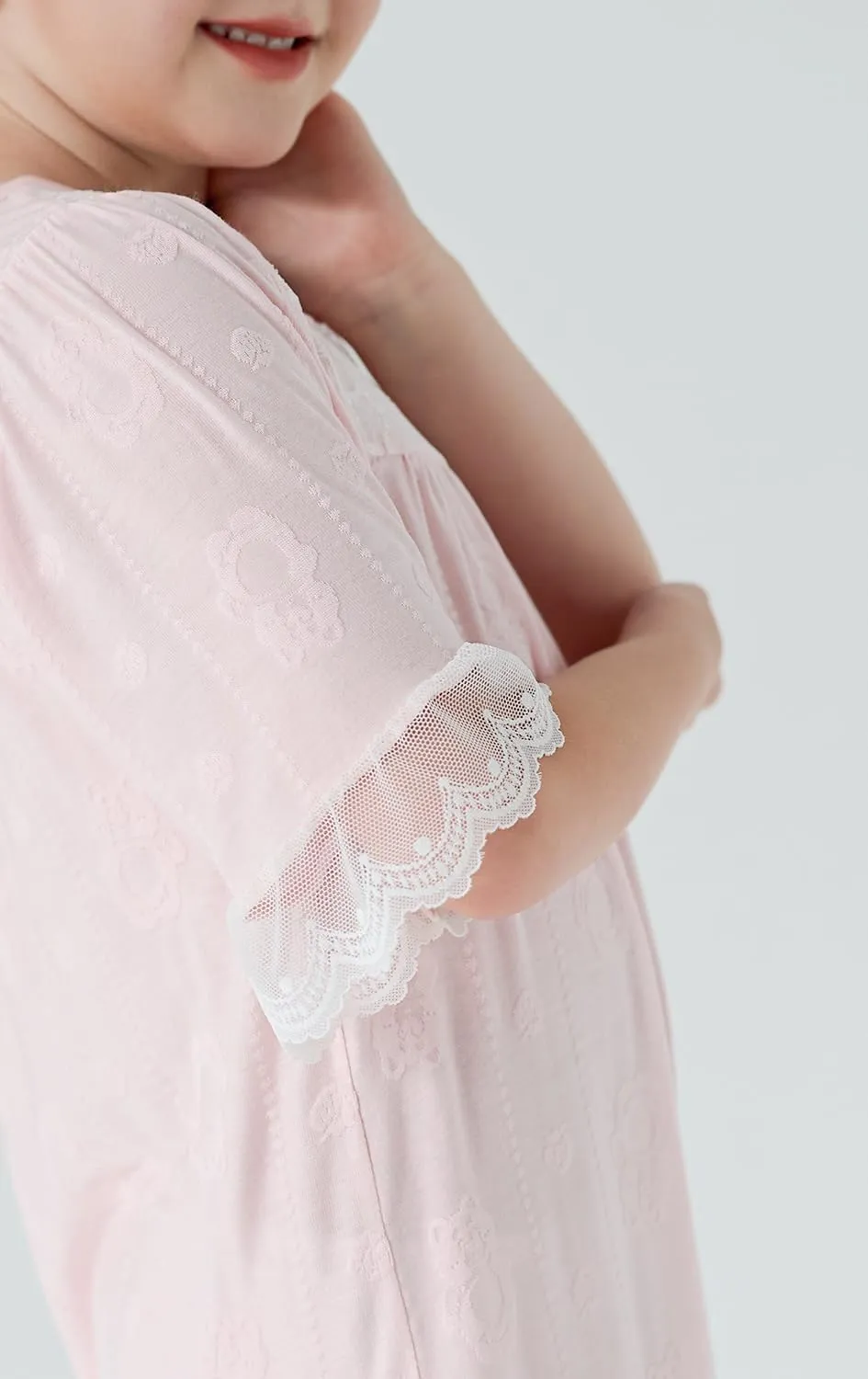 Girls' Princess Dress,Soft Summer Short Sleeve Casual Dresses 3-12Years