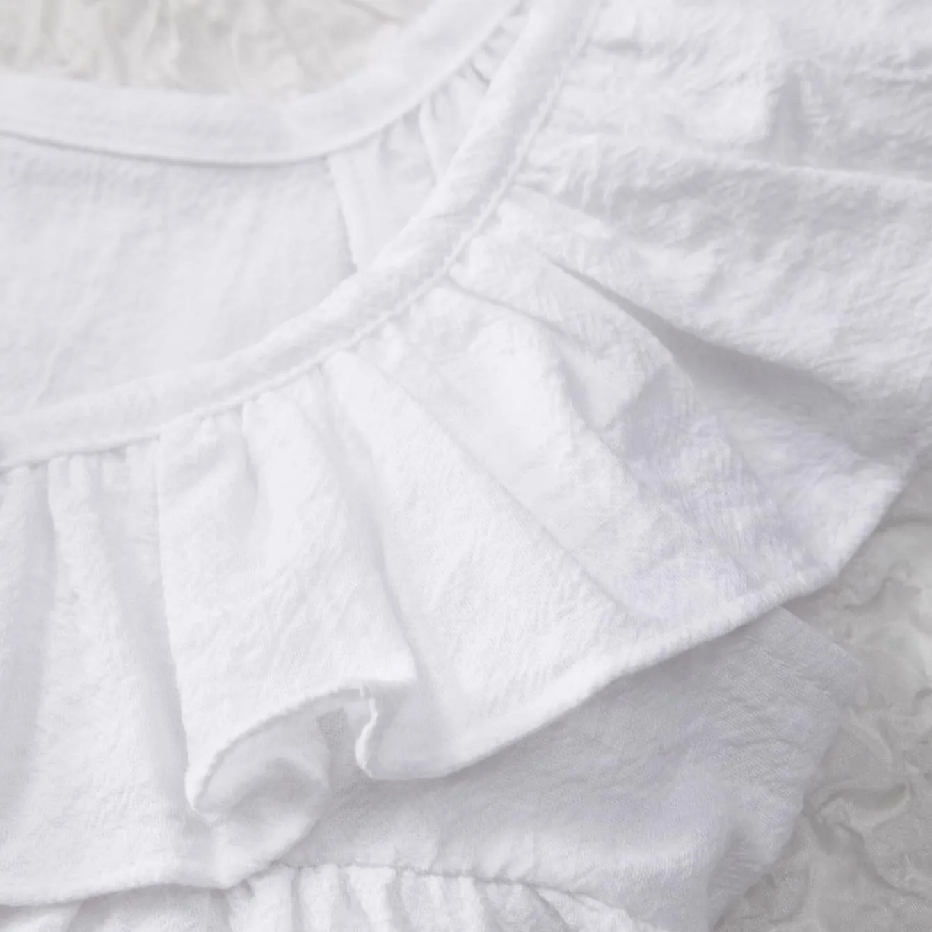 Goodplayer Toddler Girl Dress Summer Cotton Linen Ruffles Sleeveless Kids Casual Dresses Clothes