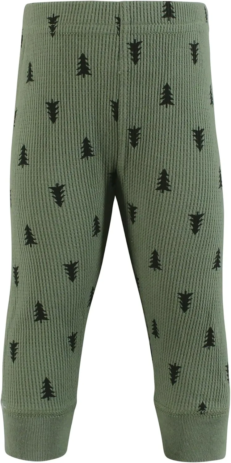 Hudson Baby Unisex baby thermal taped ankle pants