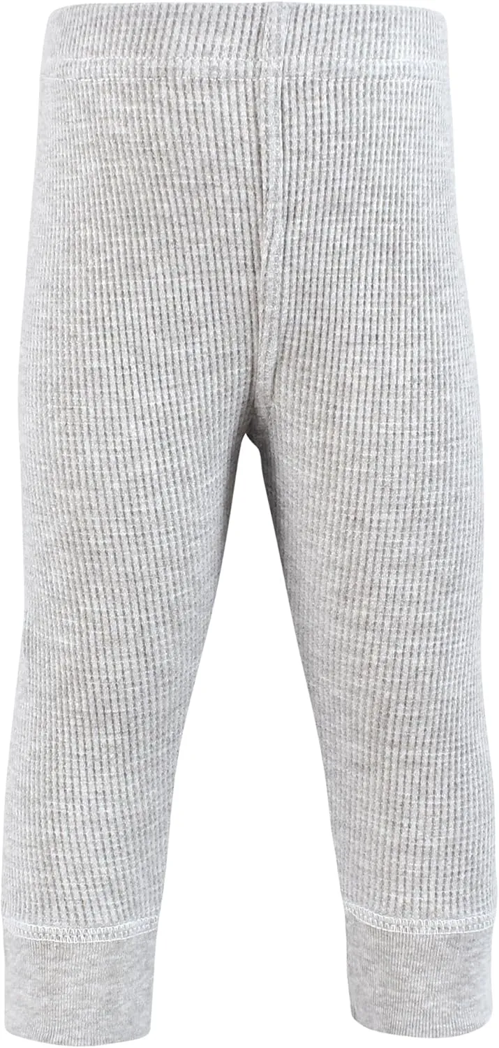 Hudson Baby Unisex baby thermal taped ankle pants