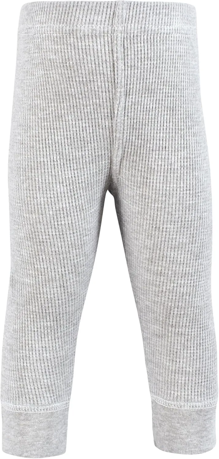 Hudson Baby Unisex baby thermal taped ankle pants