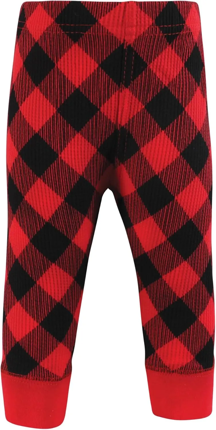 Hudson Baby Unisex baby thermal taped ankle pants
