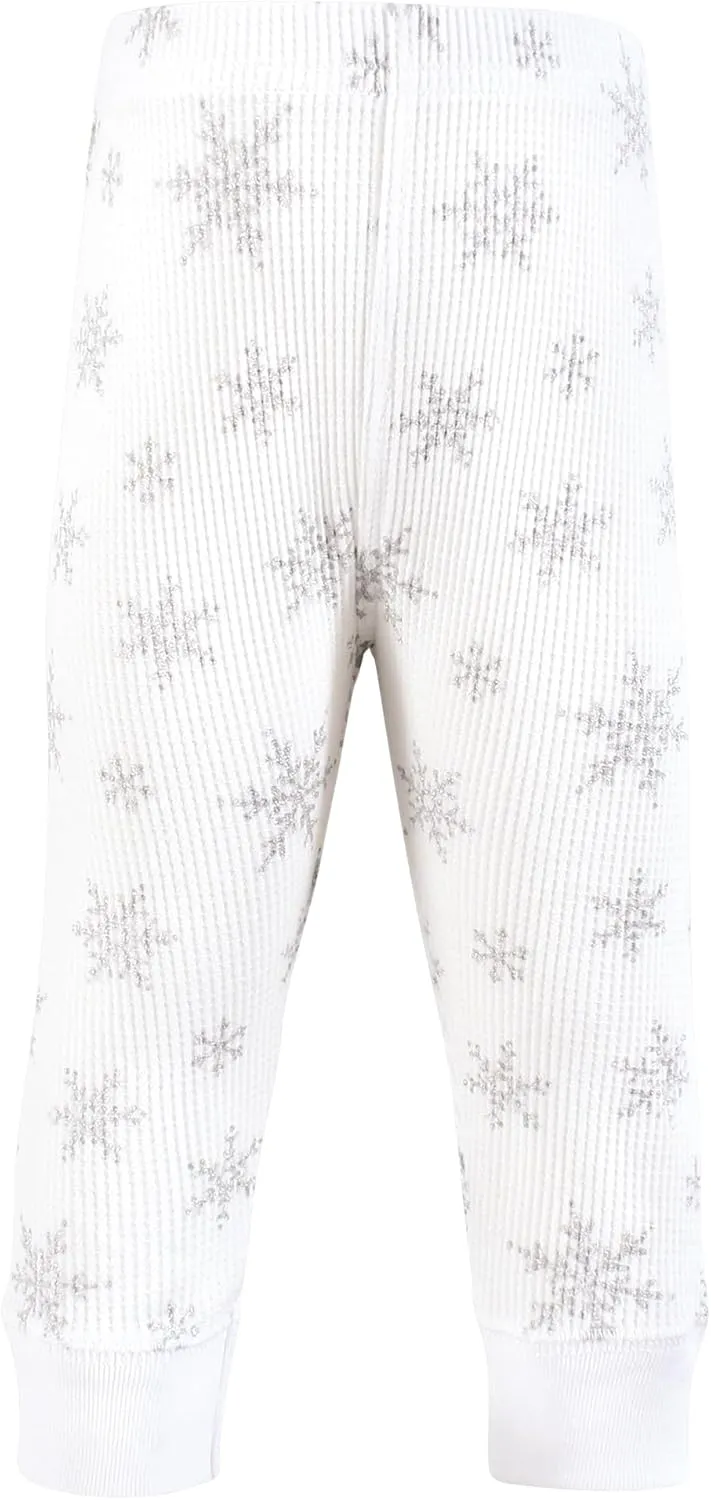 Hudson Baby Unisex baby thermal taped ankle pants