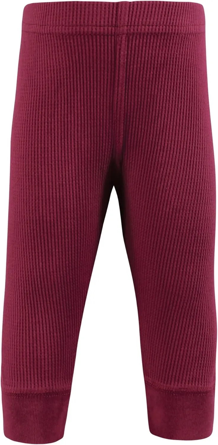 Hudson Baby Unisex baby thermal taped ankle pants