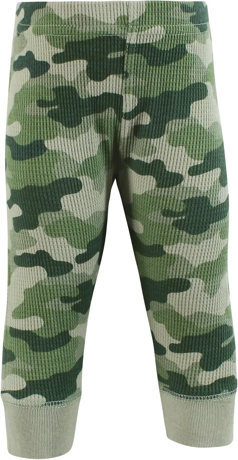 Hudson Baby Unisex baby thermal taped ankle pants