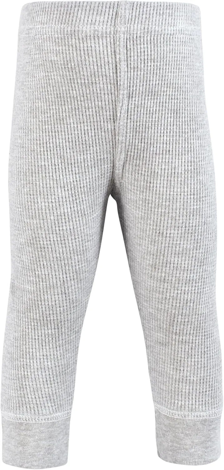 Hudson Baby Unisex baby thermal taped ankle pants