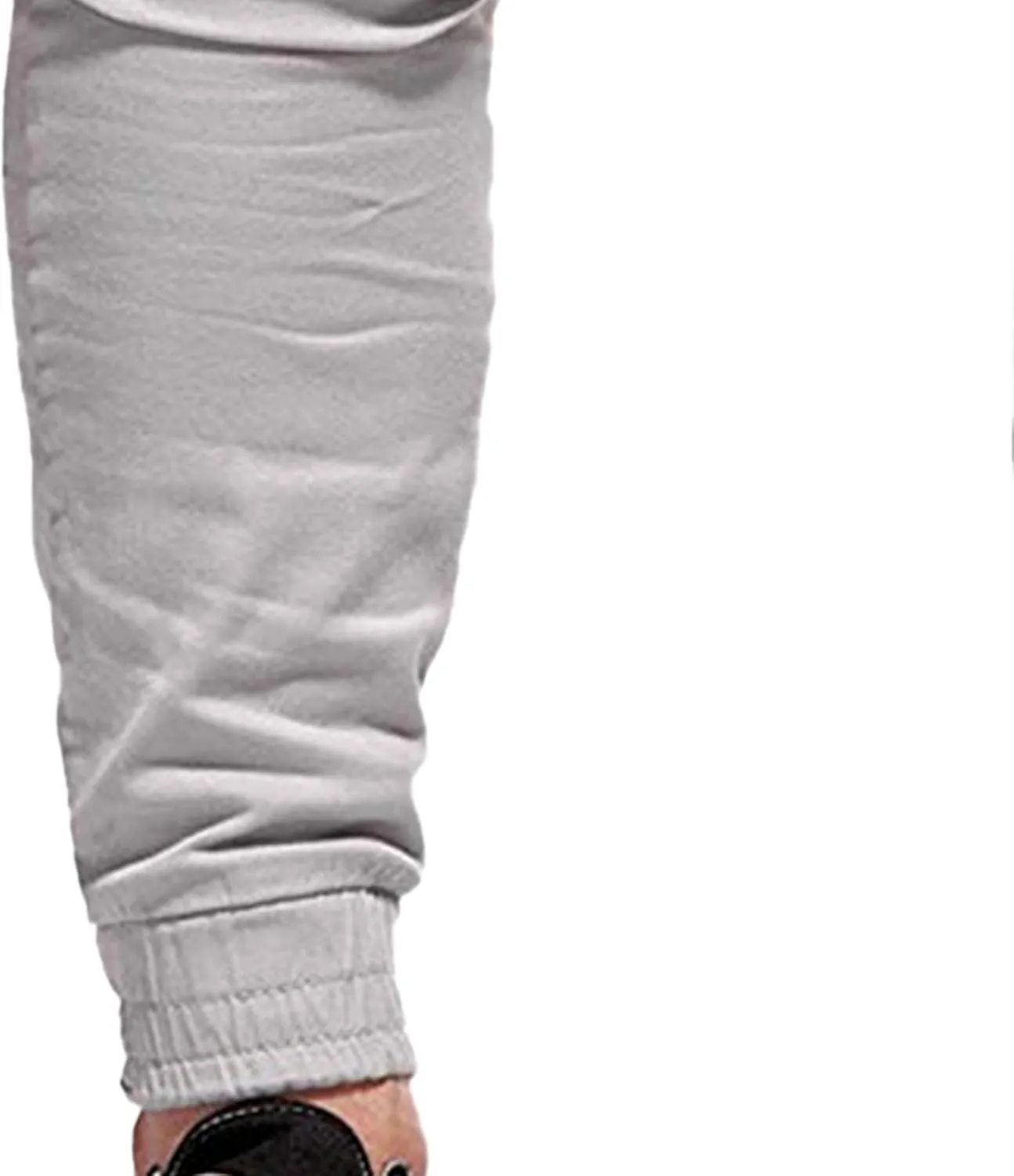 JEShifangjiusu Mens Fashion Cargo Pants Relaxed Fit Drawstring Joggers Sweatpants Workout Casual Cotton Long Trousers