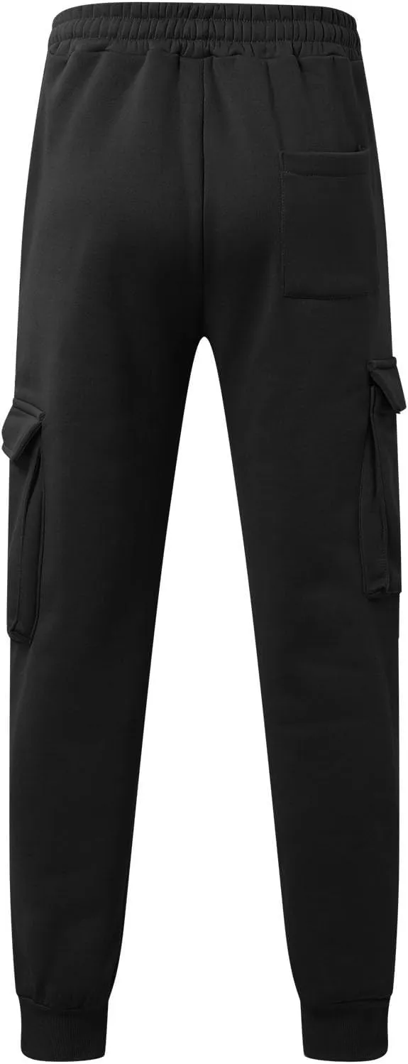 Men's BDU Casual Military Pants Cotton Pocket Multi Color Large Sanitary Pants Elastic Waist Drawstring Joggers