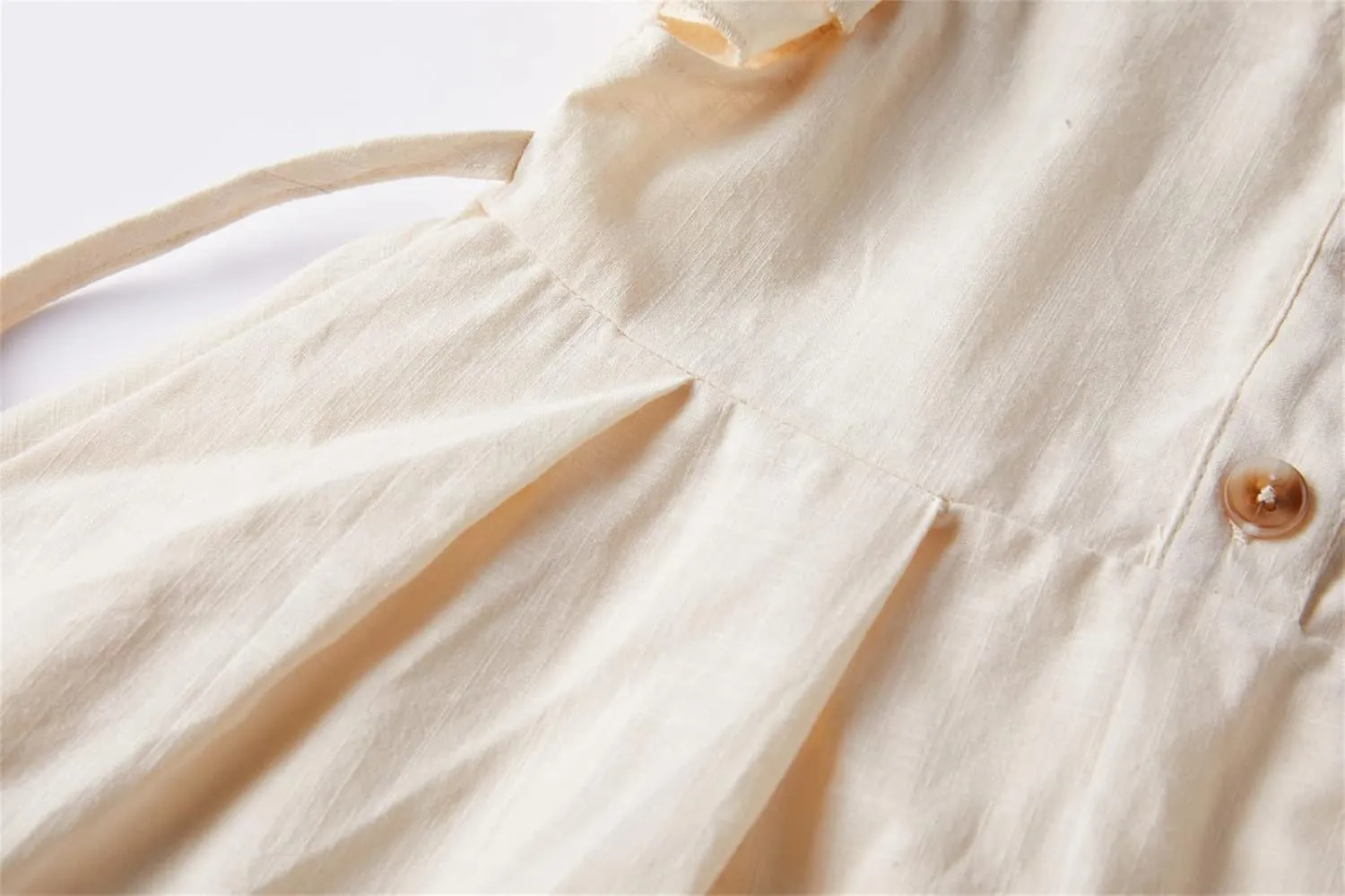 Niyage Girls Flutter Sleeve Dress Toddler Elegant Ruffle Button Down Casual Dresses