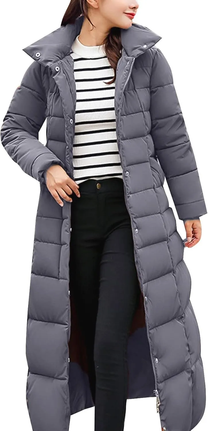 Parka Coats for Women Plus Size Long Thicken Warm Puffer Coat Trendy 2022 Casual Down Jacket with Pockets