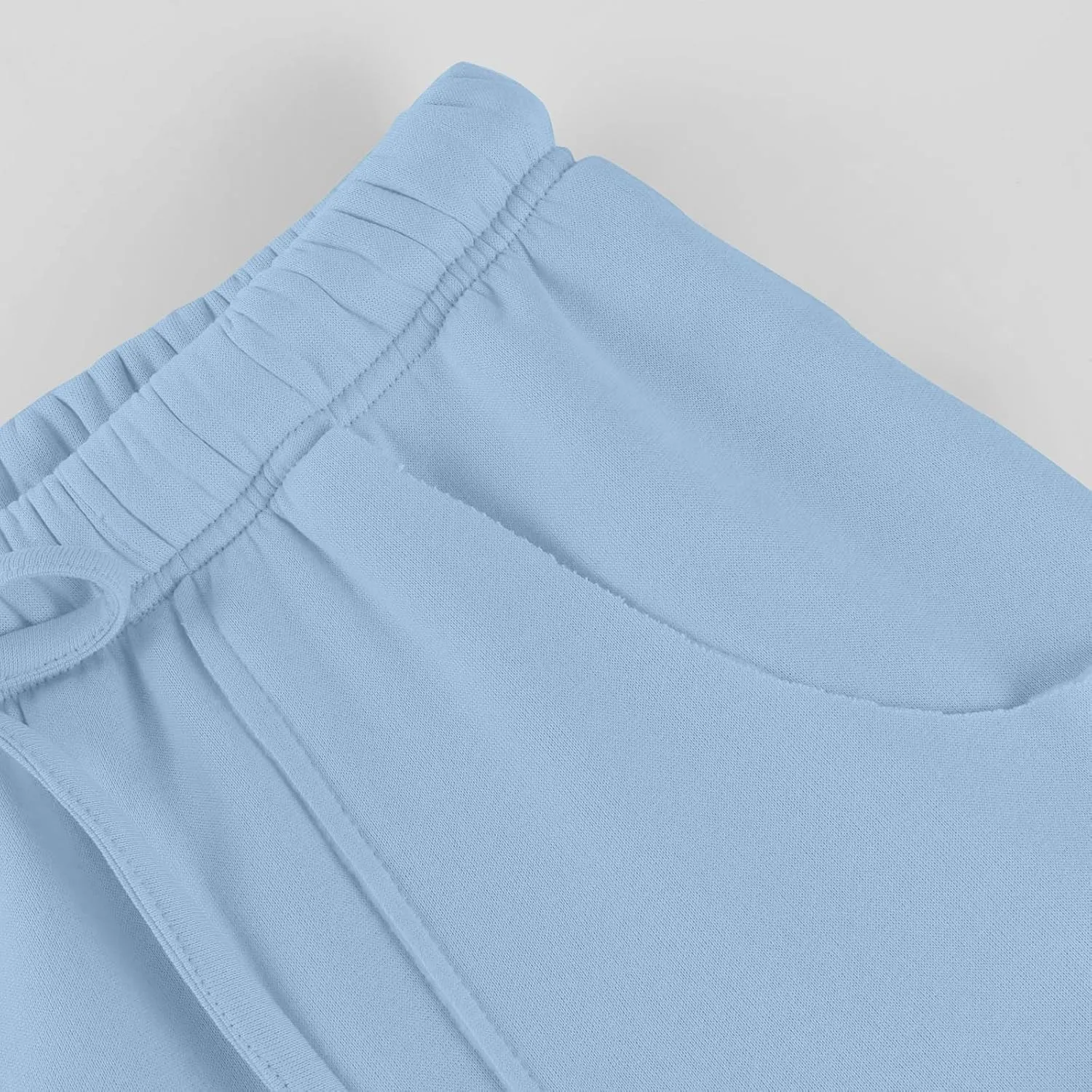 Petite Sweatpants for Women Petite Length Jogger Sweatpants Baggy Fleece Drawstring High Waisted Sweatpants w/Pockets