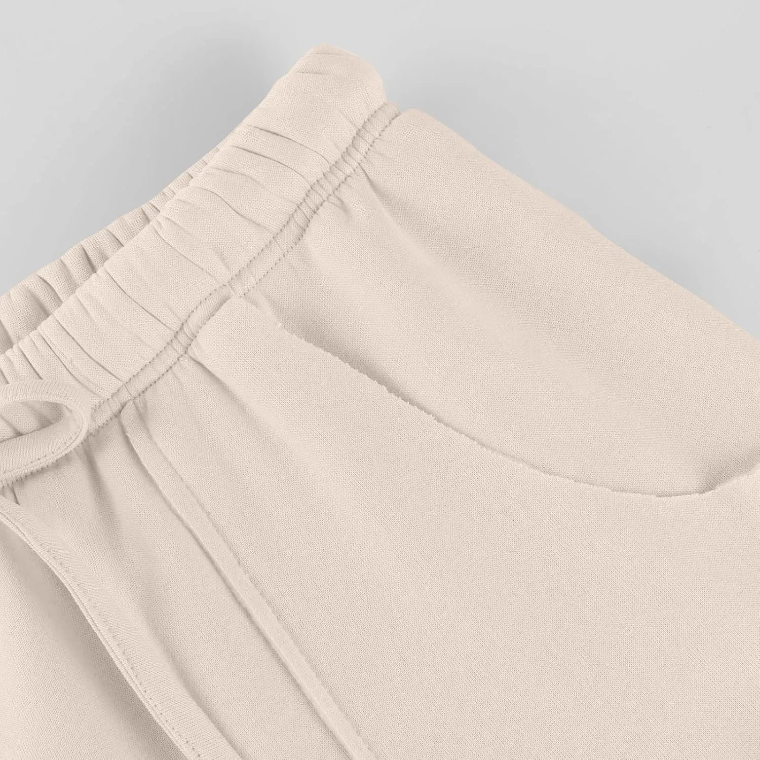 Petite Sweatpants for Women Petite Length Jogger Sweatpants Baggy Fleece Drawstring High Waisted Sweatpants w/Pockets