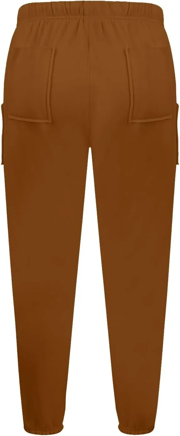 Petite Sweatpants for Women Petite Length Jogger Sweatpants Baggy Fleece Drawstring High Waisted Sweatpants w/Pockets