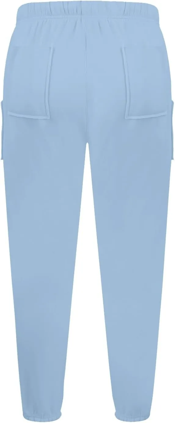 Petite Sweatpants for Women Petite Length Jogger Sweatpants Baggy Fleece Drawstring High Waisted Sweatpants w/Pockets