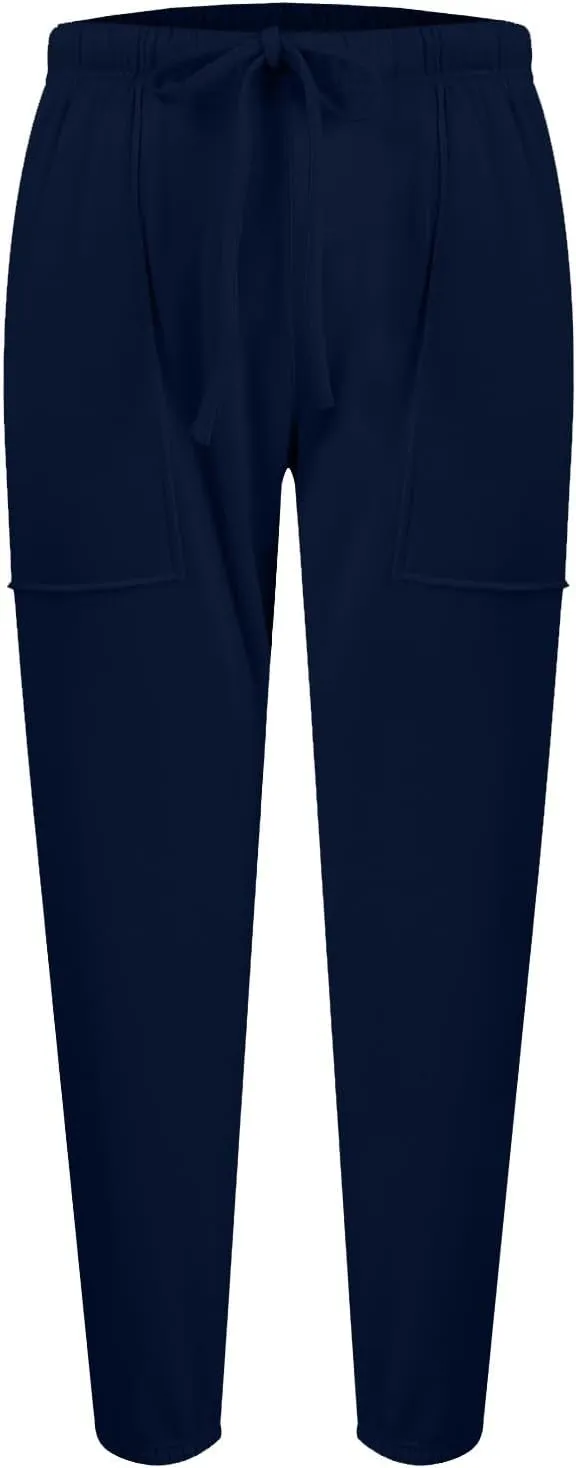 Petite Sweatpants for Women Petite Length Jogger Sweatpants Baggy Fleece Drawstring High Waisted Sweatpants w/Pockets