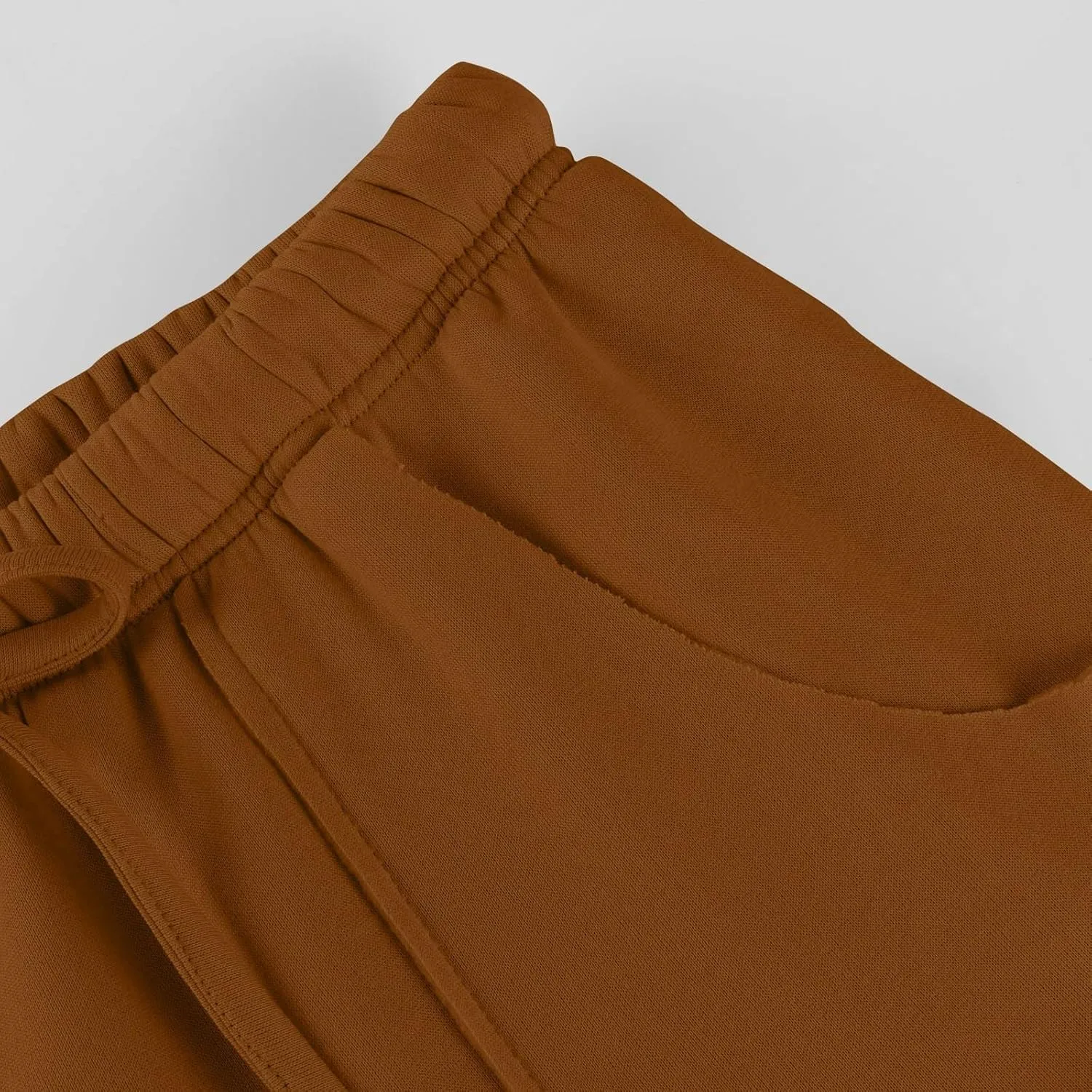 Petite Sweatpants for Women Petite Length Jogger Sweatpants Baggy Fleece Drawstring High Waisted Sweatpants w/Pockets