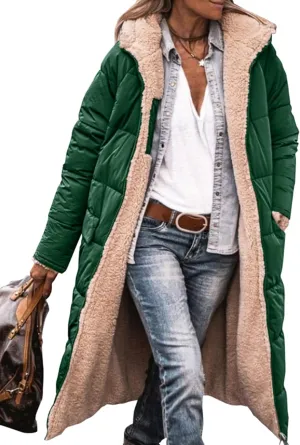 PRETTYGARDEN Women's 2025 Winter Fashion Clothes Oversized Shearling Fleece Long Coats Jackets