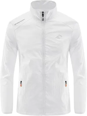 Sun Shirts for Men Rash Guard Shirts Sun Protection Jacket Sun Protection Clothing Fishing Shirts UV Sun no Hood with Pockets