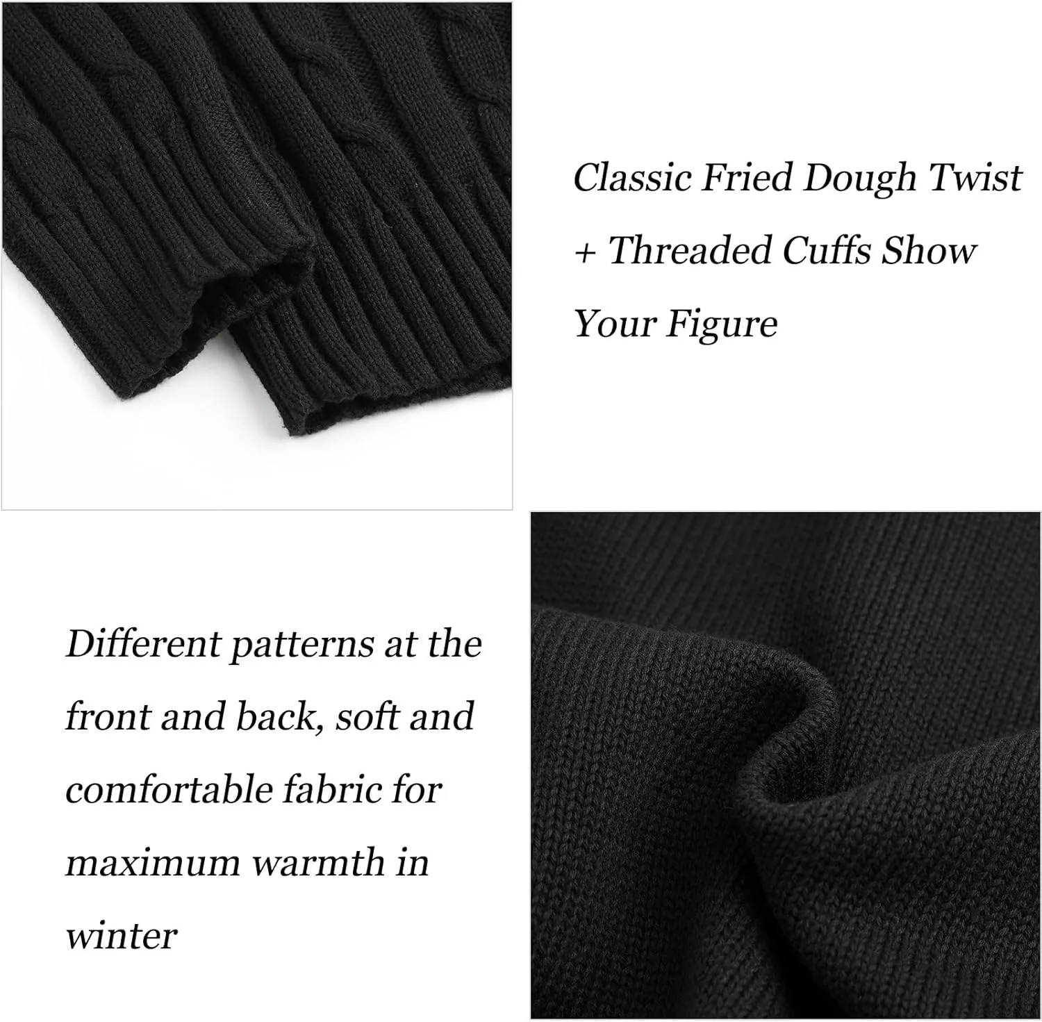 Suwangi Men's Cardigan Sweater Cable Knitted Shawl Collar Cardigans for Men V Neck Long-Sleeve Button-Down Slim Fit Sweater