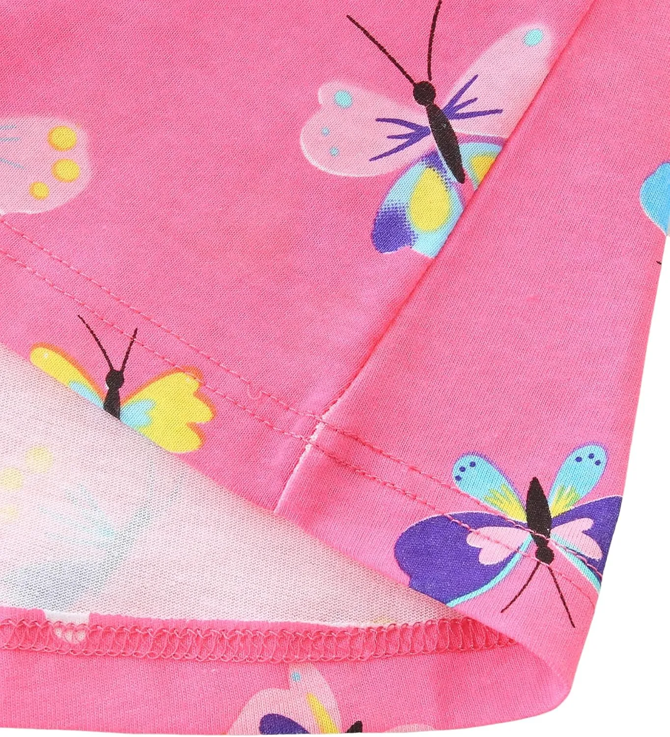 Toddler Girl Summer Dress Little Girls Cotton Short Sleeve Dresses Casual Midi Sundress for Kids 2-7 Years